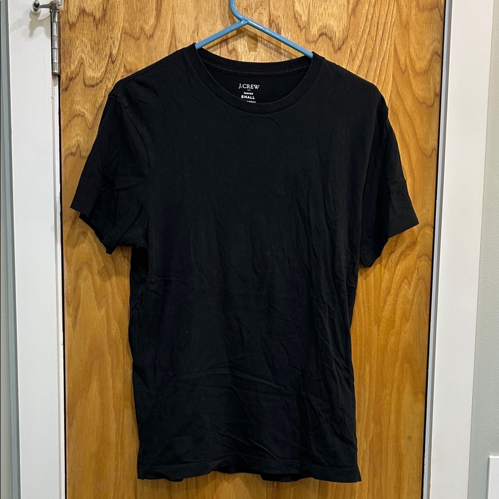 J.Crew Washed T-Shirt Men’s Small Black Crewneck Basic Minimal Essential Tee
